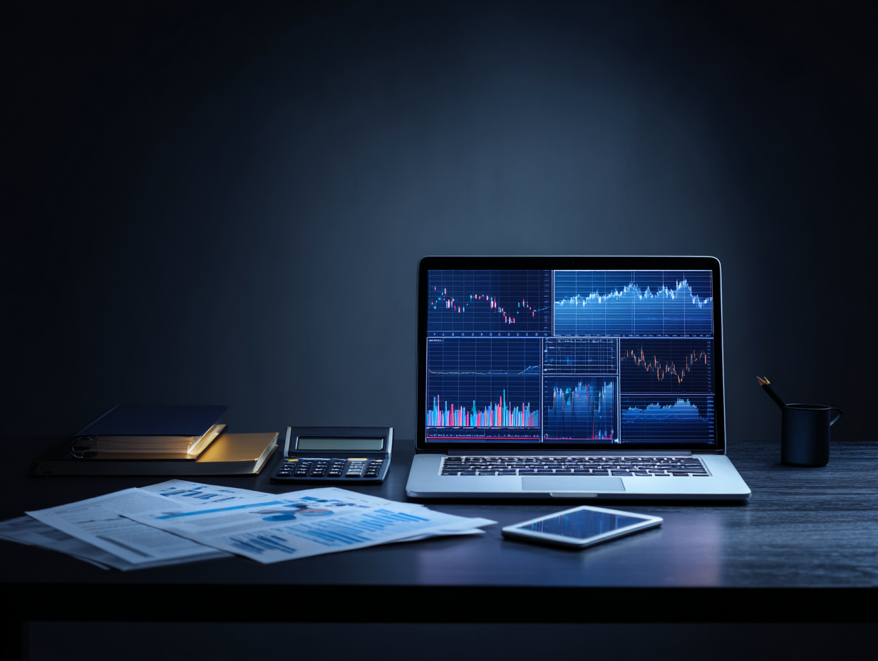 cesaroflores_Modern_office_desk_with_laptop_showing_financial_670b869b-1bea-454d-8052-9a9c37a8f324_3